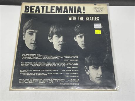 1ST CANADIAN MONO RELEASE THE BEATLES - BEATLEMANIA! - VG (SLIGHTLY SCRATCHED)