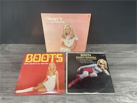 3 NANCY SINATRA RECORDS - (NM)