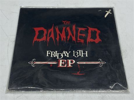 THE DAMNED - FRIDAY 13TH EP 45 RPM - VG+