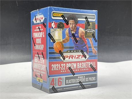 SEALED 2021-22 PANINI PRIZM BASKETBALL NBA BLASTER BOX