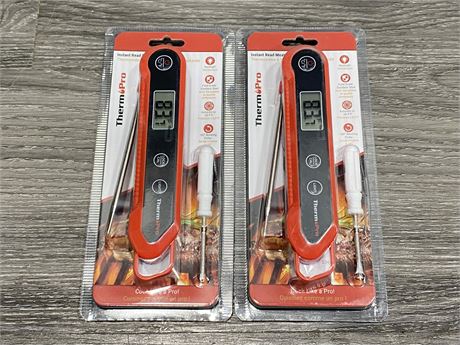 2 NEW INSTANT RED MEAT THERMOMETERS