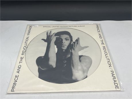 1986 GERMAN PRESS - PRINCE - LIMITED EDITION PICTURE DISK - NEAR MINT (NM)