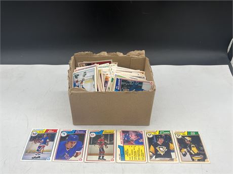 BOX MISC HOCKEY CARDS - 80’s