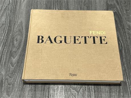 LARGE FENDI BAGUETTE COFFE TABLE BOOK (14”x15”)