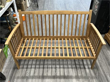 WOODEN BENCH (55” wide)