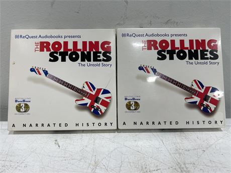 THE ROLLING STONES UNTOLD STORY BOX SETS - 1 SEALED