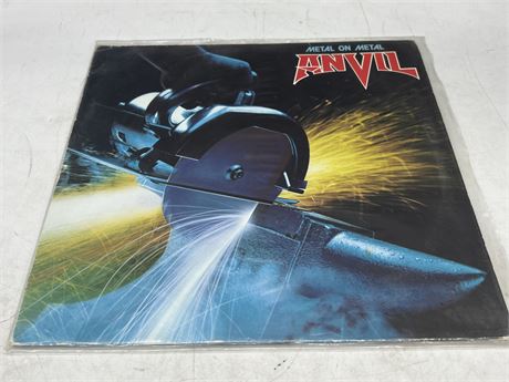 ANVIL - METAL ON METAL - VG (Slightly scratched)