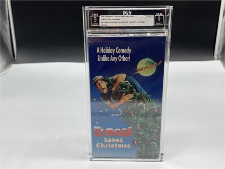 IGS GRADE 9 SEALED VHS - ERNEST SAVES CHRISTMAS