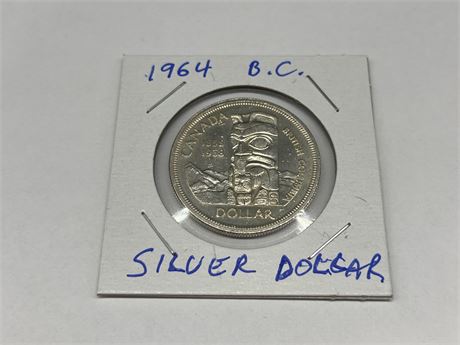 1958 BC CDN SILVER DOLLAR