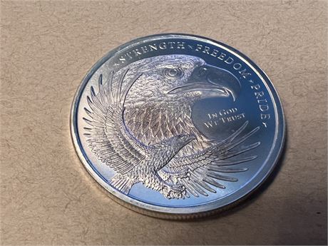 1/2 OZ 999 FINE SILVER GOLDEN STATE MINT COIN
