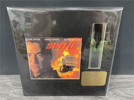 “SPEED” COLLECTABLE WITH ORIGINAL FILM STRIP FROM MOVIE (With COA)