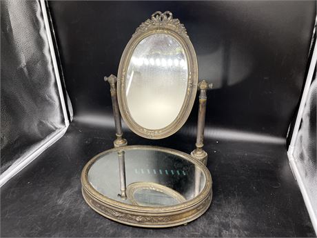 METAL DOUBLE MIRROR 18” TALL