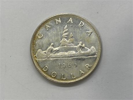 SILVER 1960 CANADIAN DOLLAR