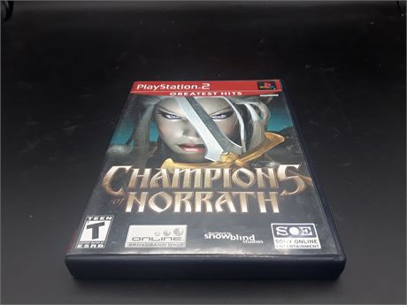 CHAMPIONS OF NORRATH - CIB -VERY GOOD CONDITION - PS2