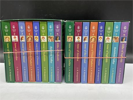 2 COMPLETE BOX SETS OF ANNE OF GREEN GABLES