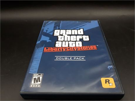 GRAND THEFT AUTO LIBERTY CITY STORIES - RARE DOUBLE PACK EDITION - PS2