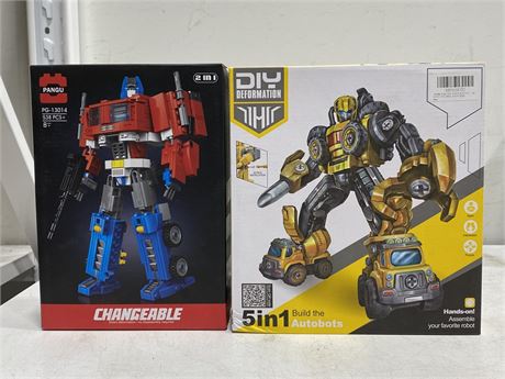 (2) 3RD PARTY TRANSFORMERS TOYS
