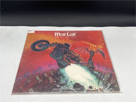 MEATLOAF - BAT OUT OF HELL - VG+