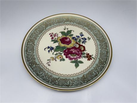 GORGEOUS THOMAS IVORY HAND PAINTED 13” CHARGER - GERMANY US ZONE 1945-1952