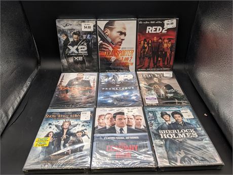 SEALED - COLLECTION OF DVD ACTION MOVIES