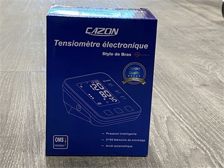 NEW CAZON ELECTRONIC BLOOD PRESSURE MONITOR