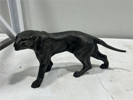FOUNDRY CAST METAL PANTHER HALLMARK - MADE IN FRANCE (15” wide)