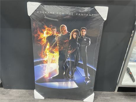 FANTASTIC FOUR NEW IN PACKAGE 24”x35”