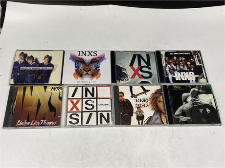 8 INXS CDS - EXCELLENT CONDITION