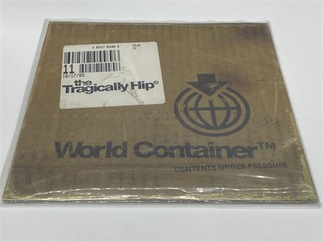 SEALED THE TRAGICALLY HIP - WORLD CONTAINER