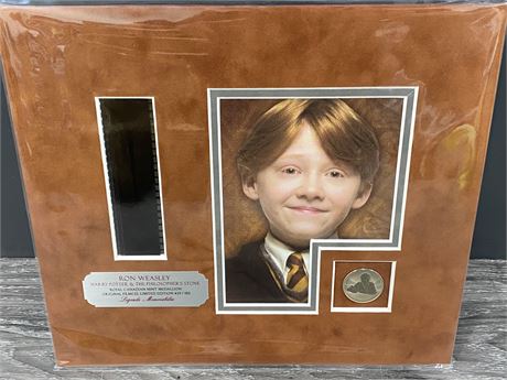 HARRY POTTER LIMITED EDITION FILM & COIN DISPLAY (Ron Weasley)