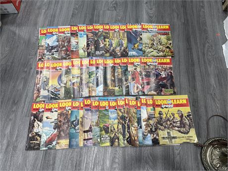 LOT OF EARLY LOOK & LEARN MAGAZINES
