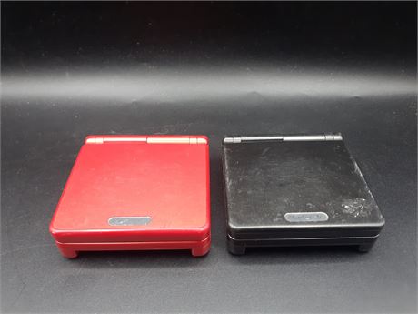 GBA SP CONSOLES (NEED REPAIRS - AS IS)