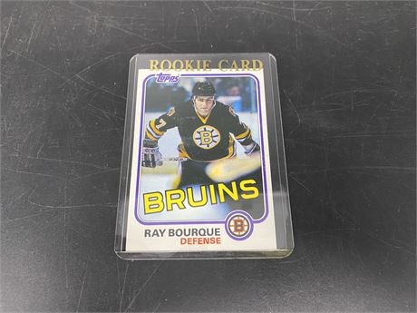 RAY BOURQUE ROOKIE TOPPS