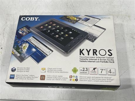 COBY KYROS COMPLETE IN BOX