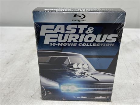 SEALED FAST & FURIOUS BLU RAY 10 MOVIE COLLECTION