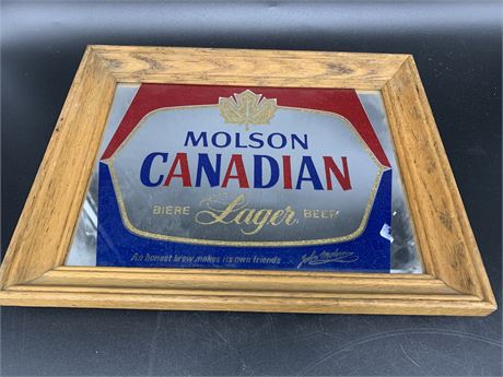 MOLSON CANADIAN MIRROR 11”x14”