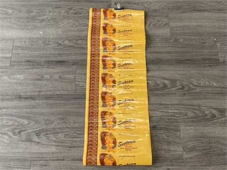 HTF VINTAGE SUNBEAM BREAD WRAPPERS 80+ INCHES