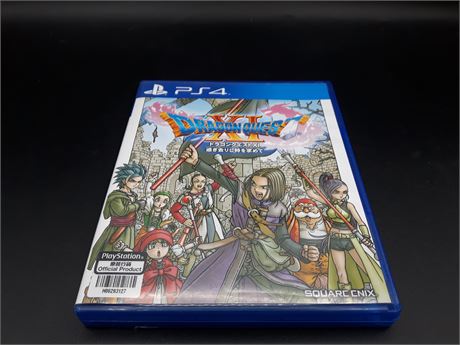 DRAGON QUEST XI (JAPAN) - VERY GOOD CONDITION - PS4
