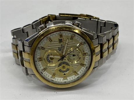 CASIO EDIFICE MENS WATCH - AS IS