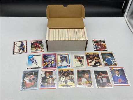 ~400 NHL CARDS MOSTLY 1990s - INCLUDES STARS & ROOKIES