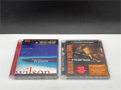 RARE - 2 SEALED BRIAN WILSON - DVD AUDIO SETS