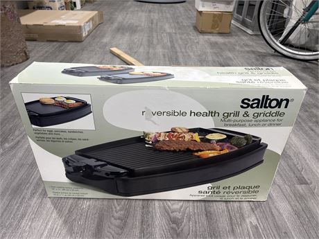 NEW OPEN BOX SALTON GRILL / GRIDDLE