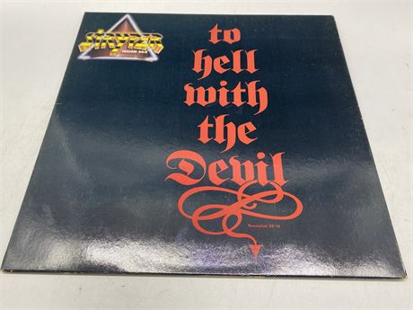 STRYPER - TO HELL WITH THE DEVIL - VG+