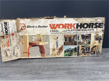 BLACK AND DECKER WORKHORSE 2 ADJUSTABLE PLATFORM BRACKETS