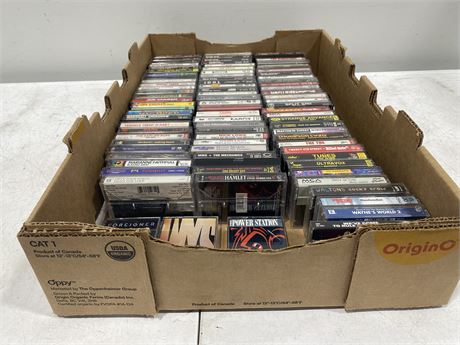 FLAT OF ASSORTED CASSETTES