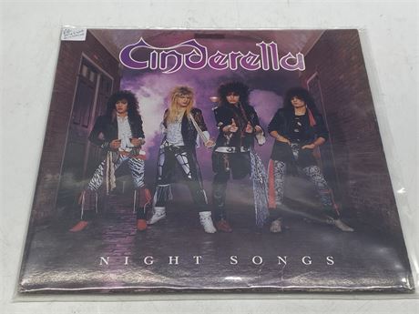 CINDERELLA - NIGHT SONGS - VG (slightly scratched)