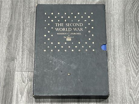 THE SECOND WORLD WAR BY WINSTON CHURCHILL AND LIFE BOOK SET