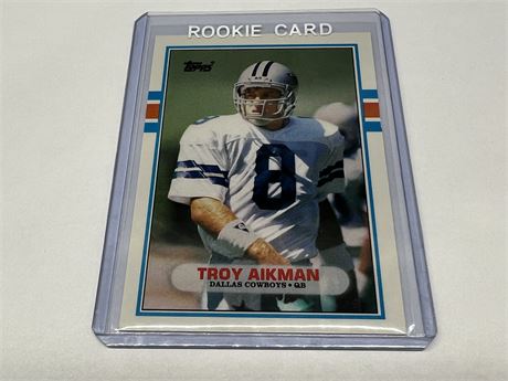 ROOKIE TROY AIKMAN - TOPPS