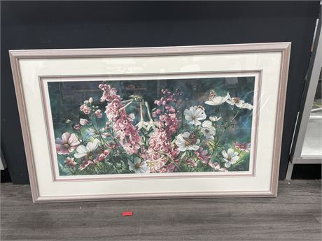 SIGNED NUMBERED ARLETA PECH GARDEN PARTY PRINT WITH COA 39”x24”