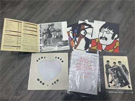 MISC. BEATLES COLLECTABLES LOT